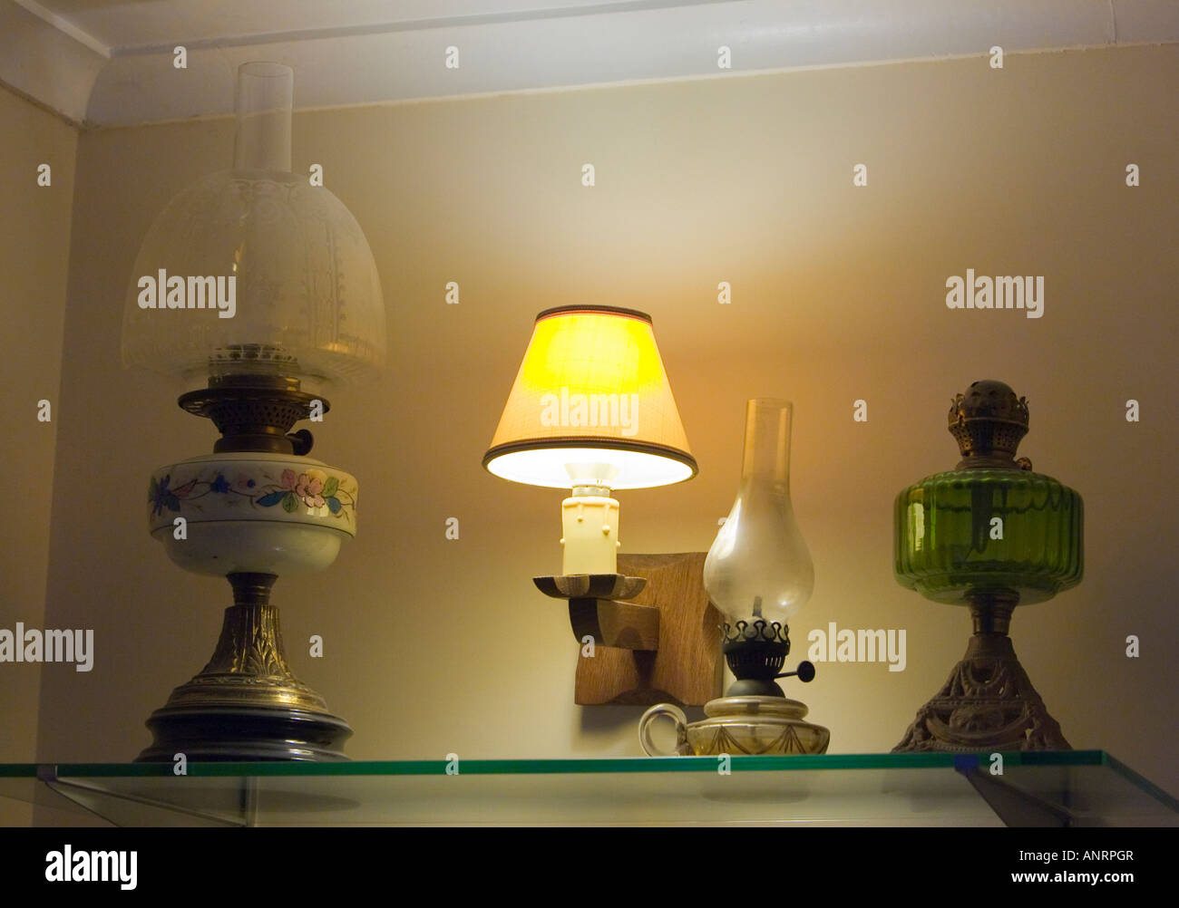 Lampade a olio Foto Stock