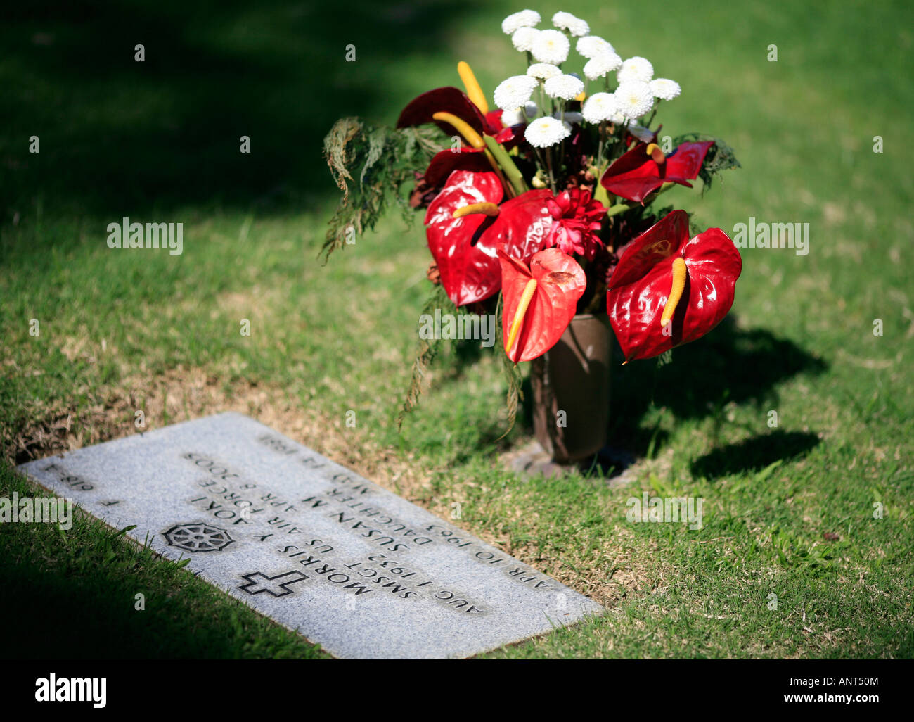 National Memorial Cemetery del Pacifico honolulu hawaii Foto Stock