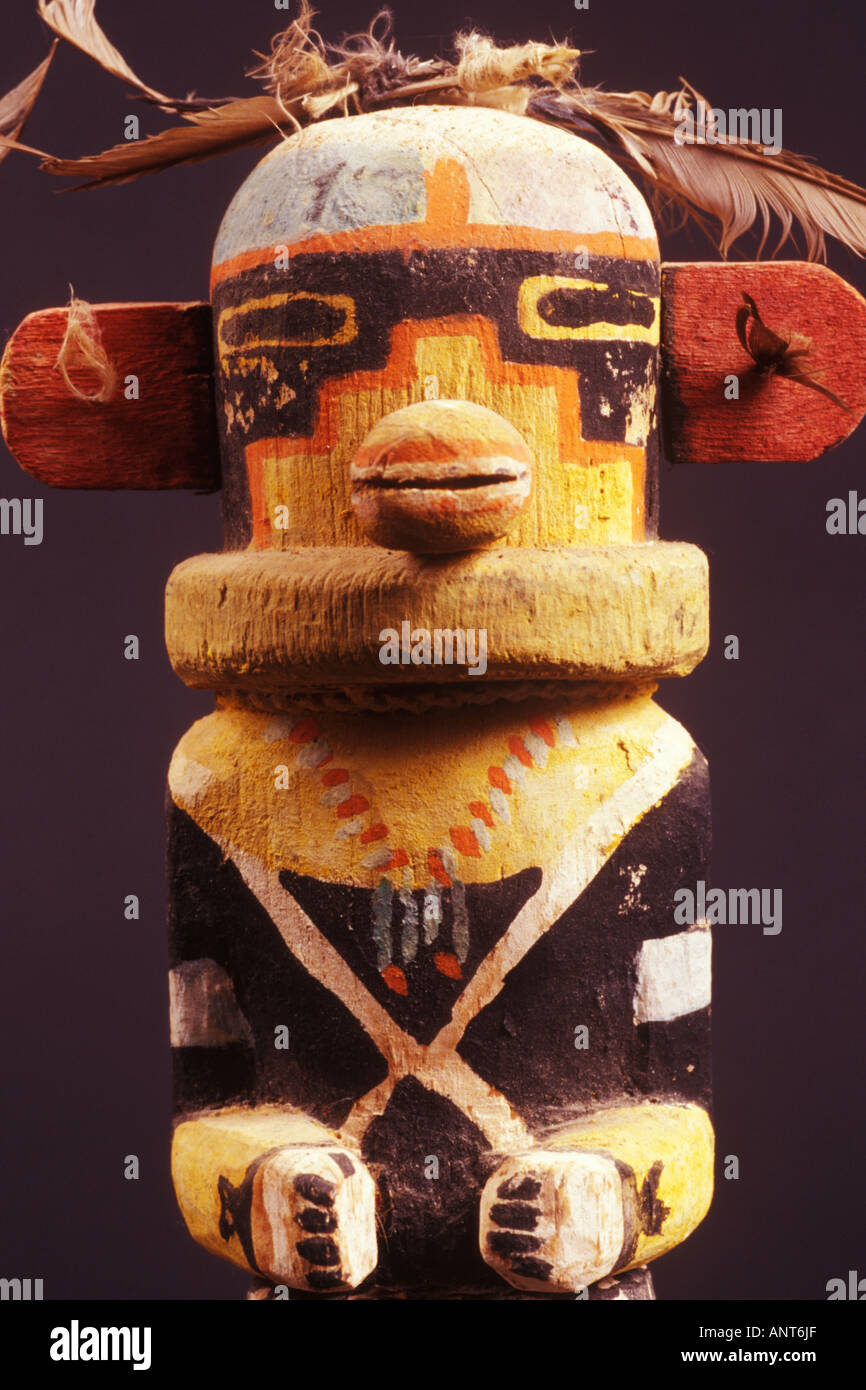 Hopi Manawgya Kachina doll E3800 museo di Northern Arizona Flagstaff in Arizona Foto Stock