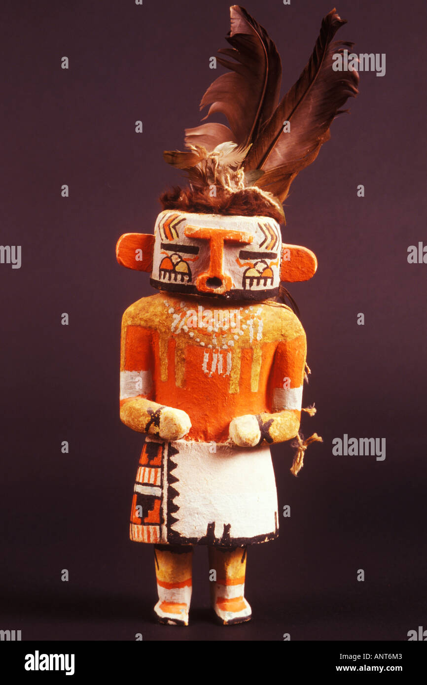 Hopi kachina doll E3867 della museo di Northern Arizona Flagstaff in Arizona Foto Stock