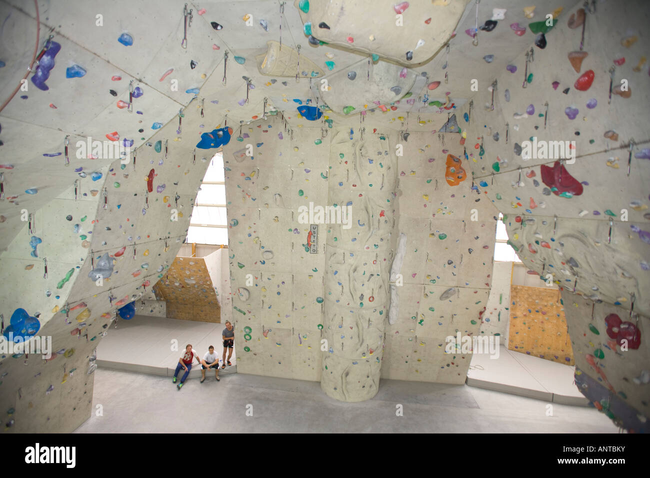 palestra di arrampicata Foto Stock