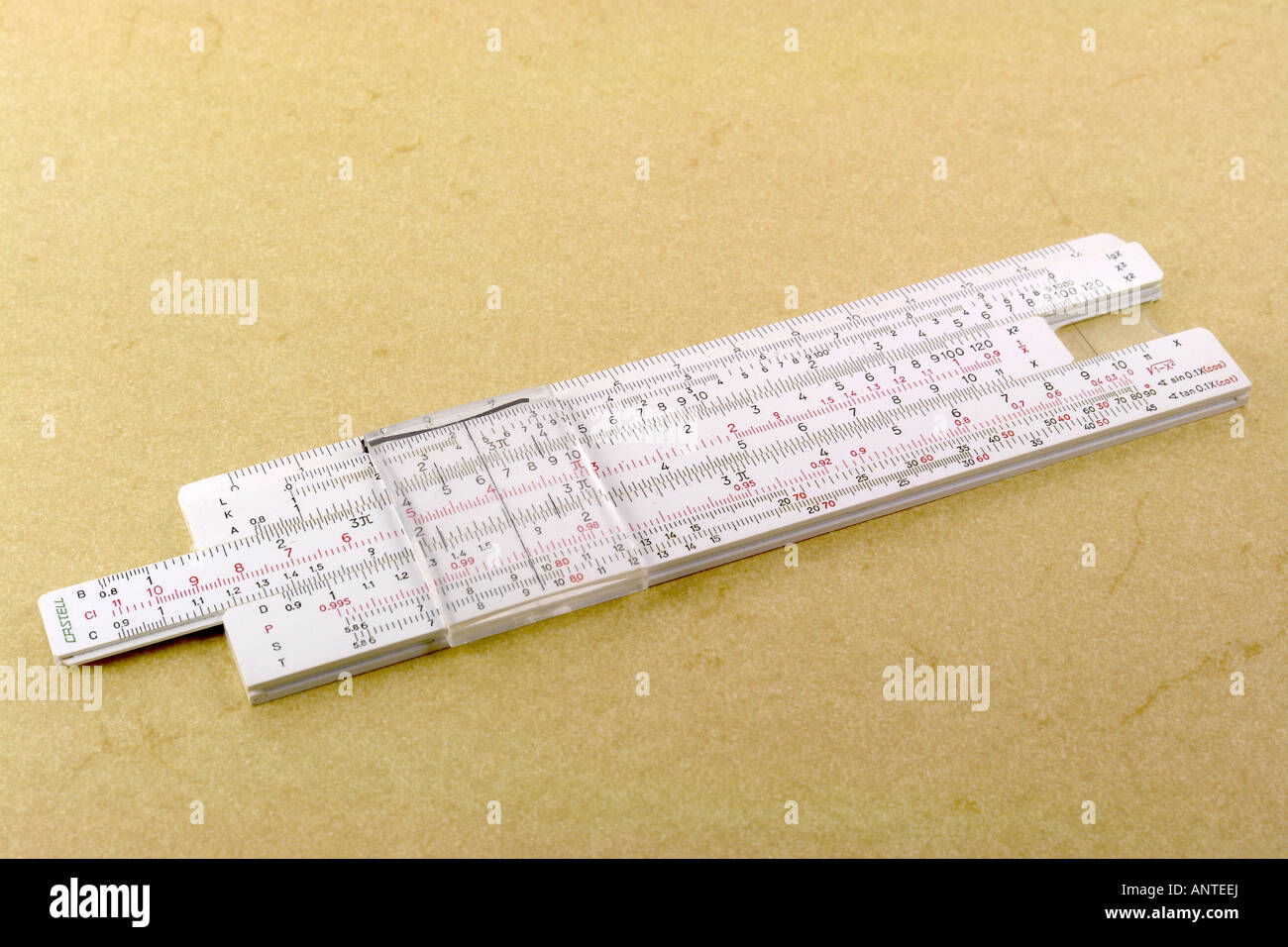 Regolo calcolatore Foto Stock