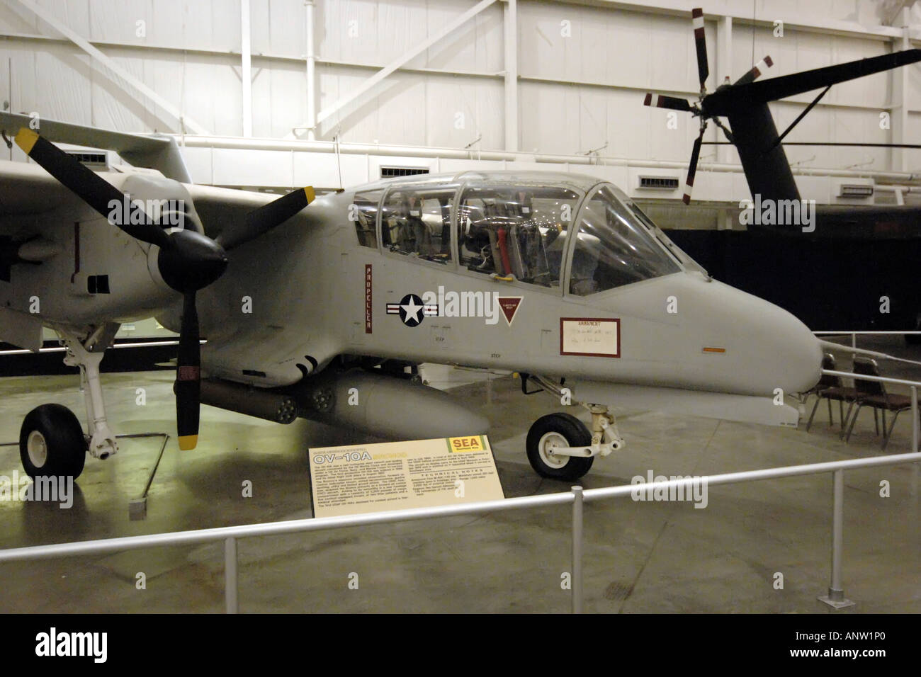 Guerra del Vietnam Bronco a Wright Patterson Air Force Museum di Dayton, Ohio. Foto Stock