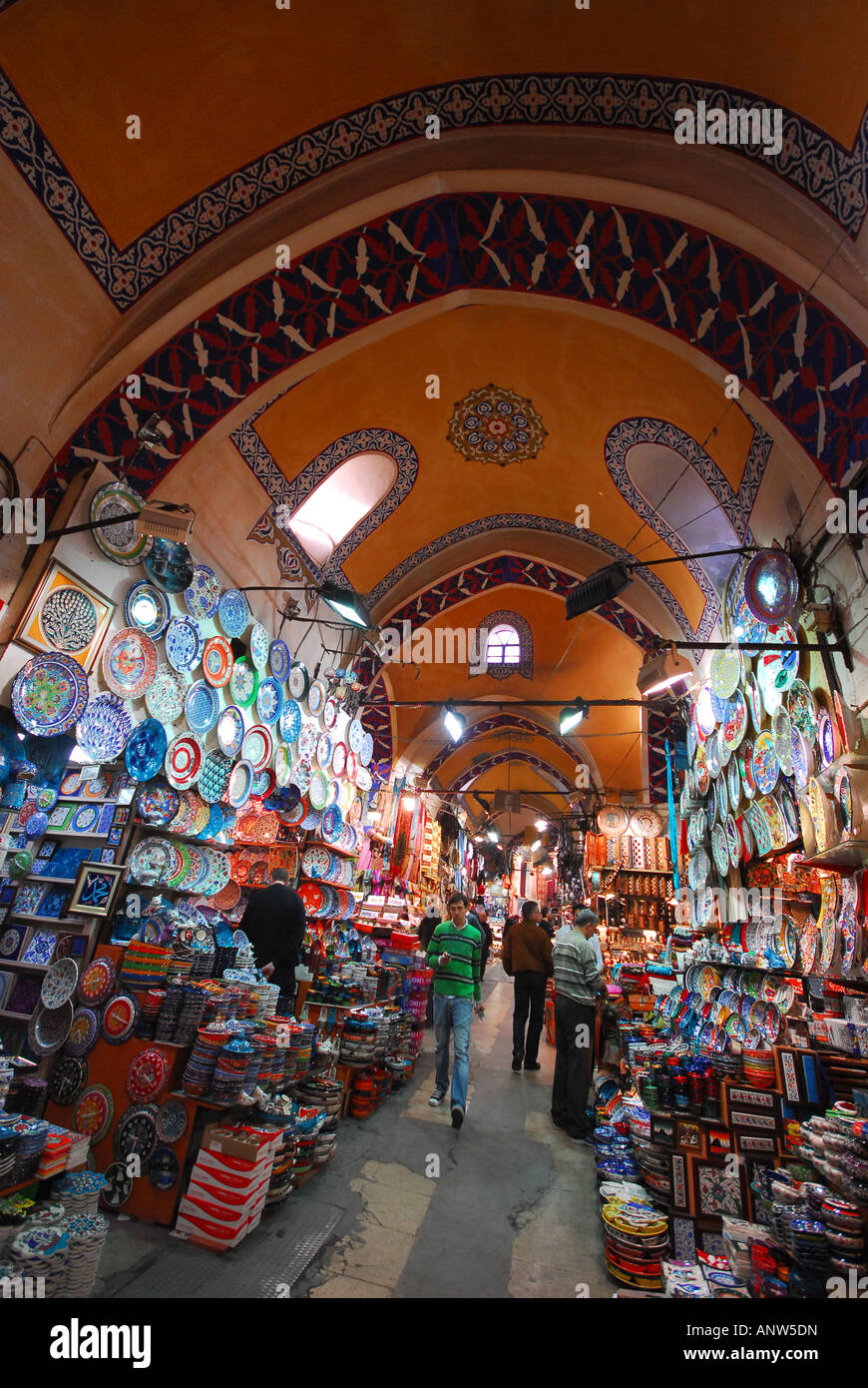 ISTANBUL, Turchia. Interno del Grand Bazaar (Kapali Carsi). 2007. Foto Stock