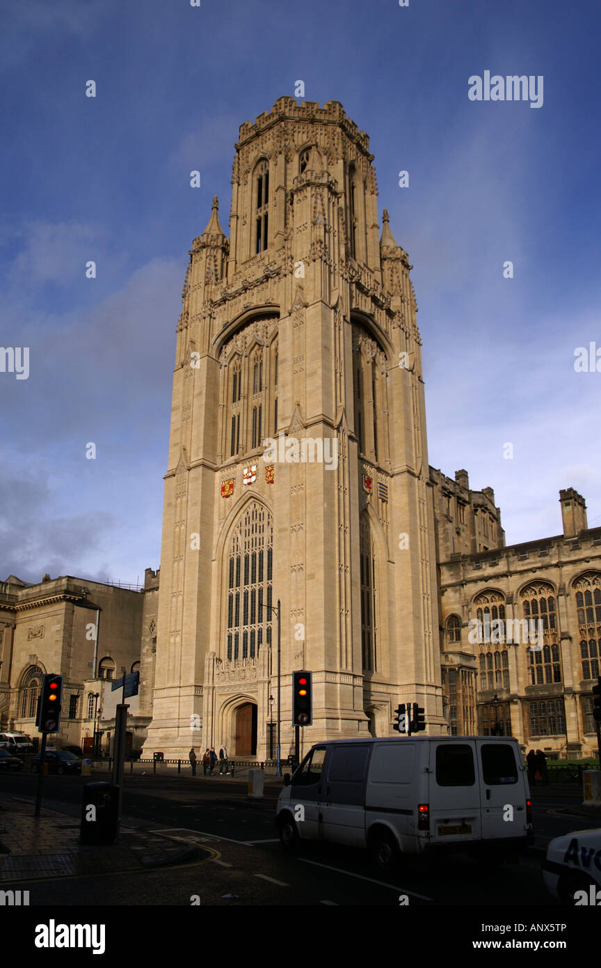 Il Wills Memorial Building Bristol University Foto Stock