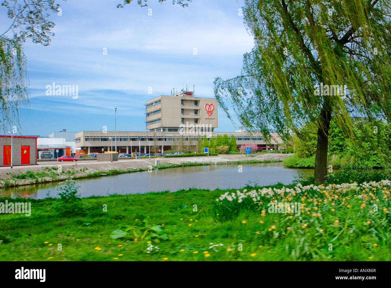 Asta dei fiori uffici in Aalsmeer, Paesi Bassi Foto Stock