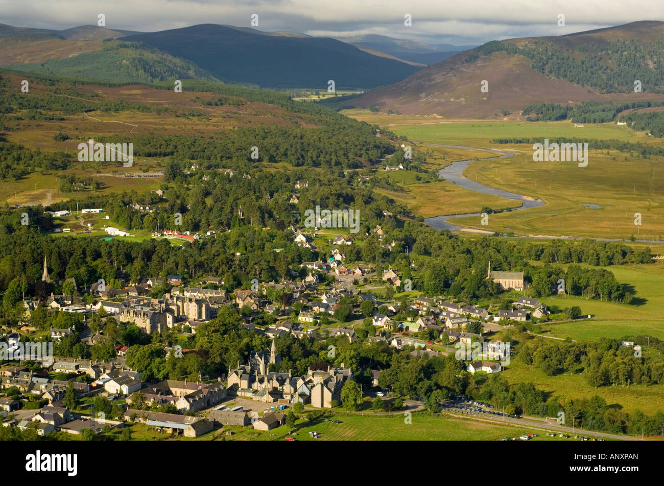 Villaggio di Braemar Foto Stock
