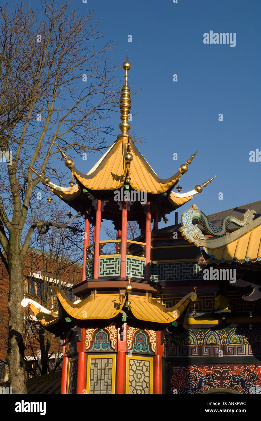 Danimarca Copenhagen Tivoli Gardens Foto Stock