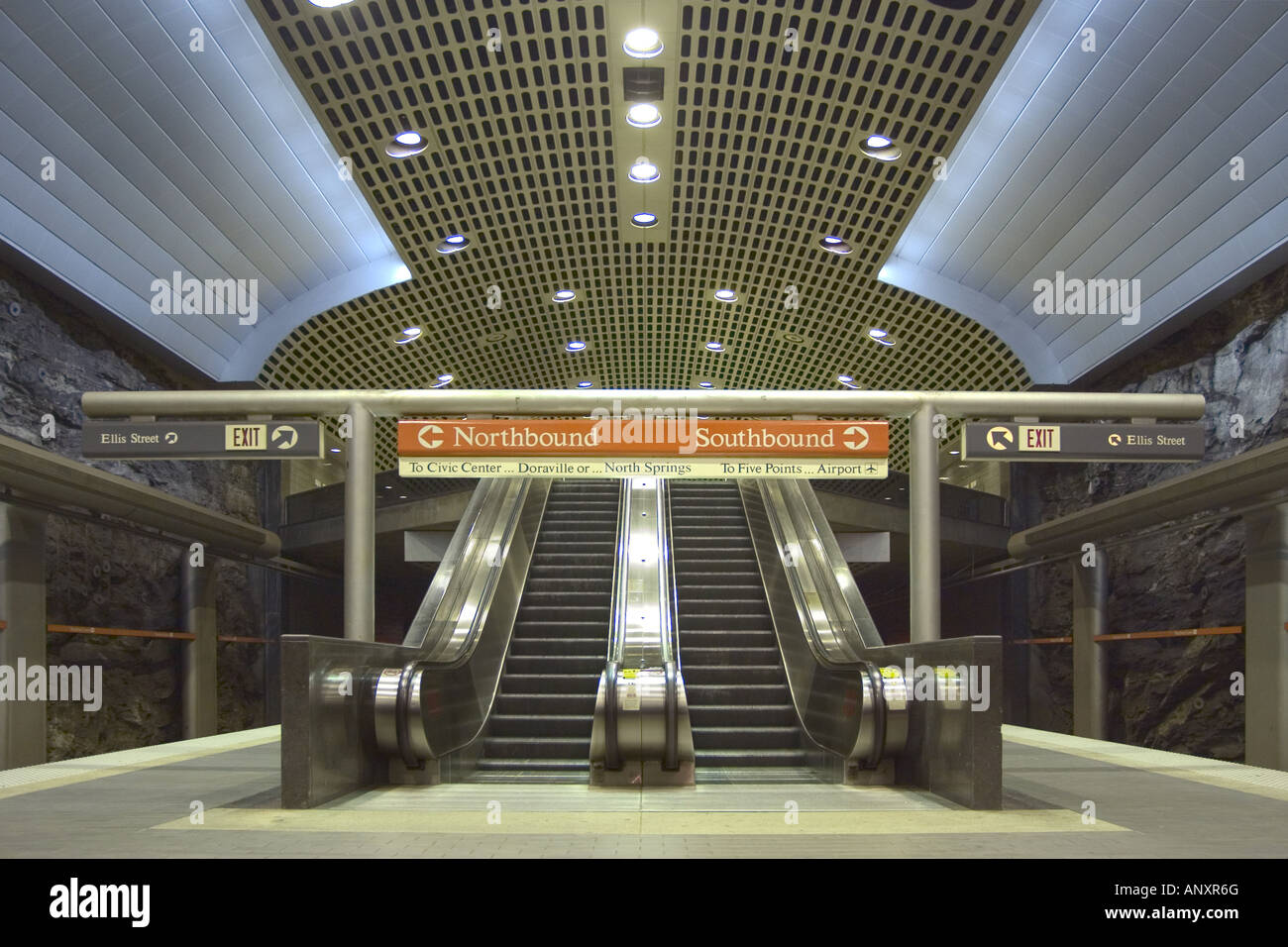 Stazione ferroviaria, Atlanta, Georgia Foto Stock