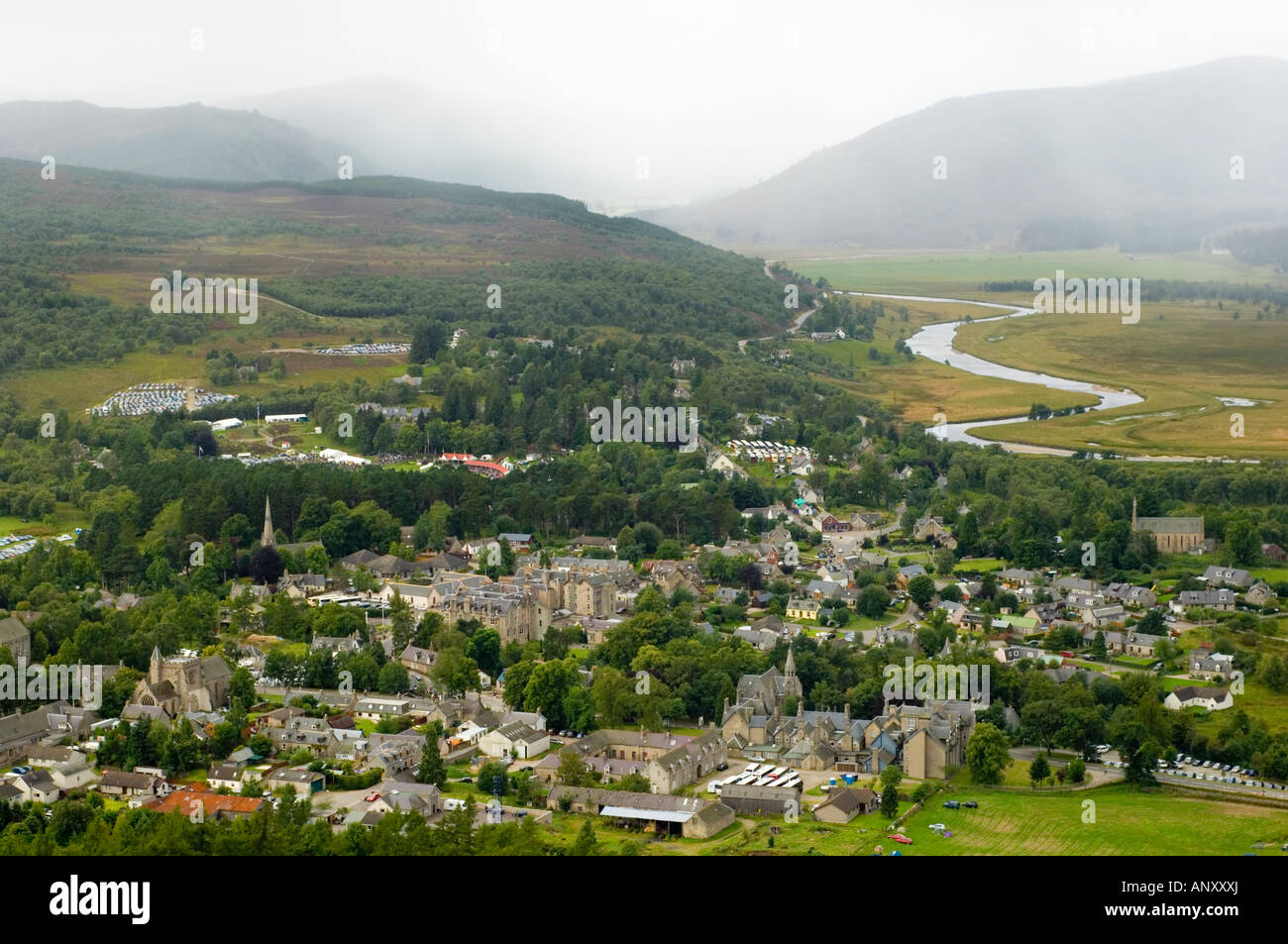 Villaggio di Braemar Foto Stock