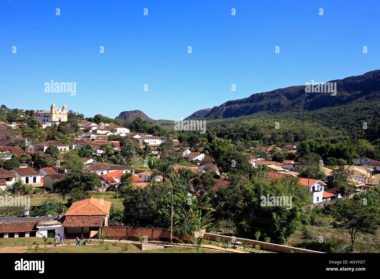 Vecchio villaggio di tiradente nel Minas Gerais membro brasile Foto Stock