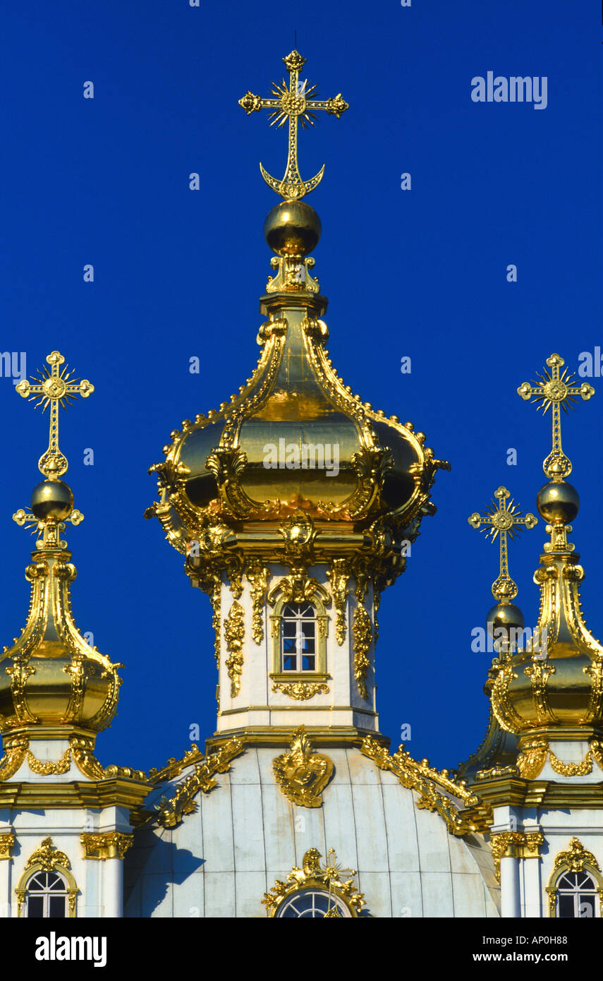 Castello di PETERHOF San Pietroburgo Russia Foto Stock