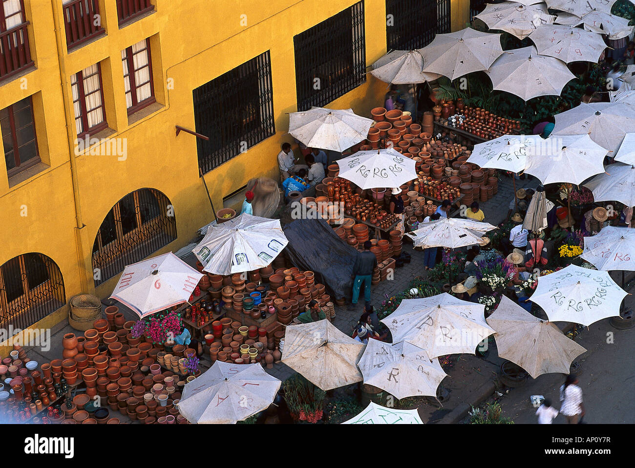 Mercati di Antananarivo in Madagascar, Africa Foto Stock