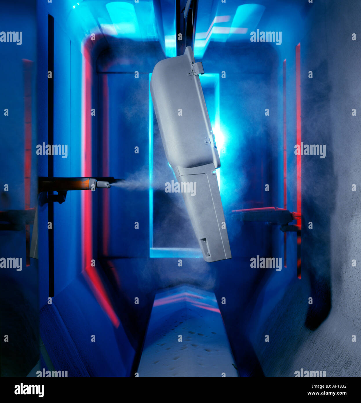 Automatico Verniciatura industriale Foto Stock