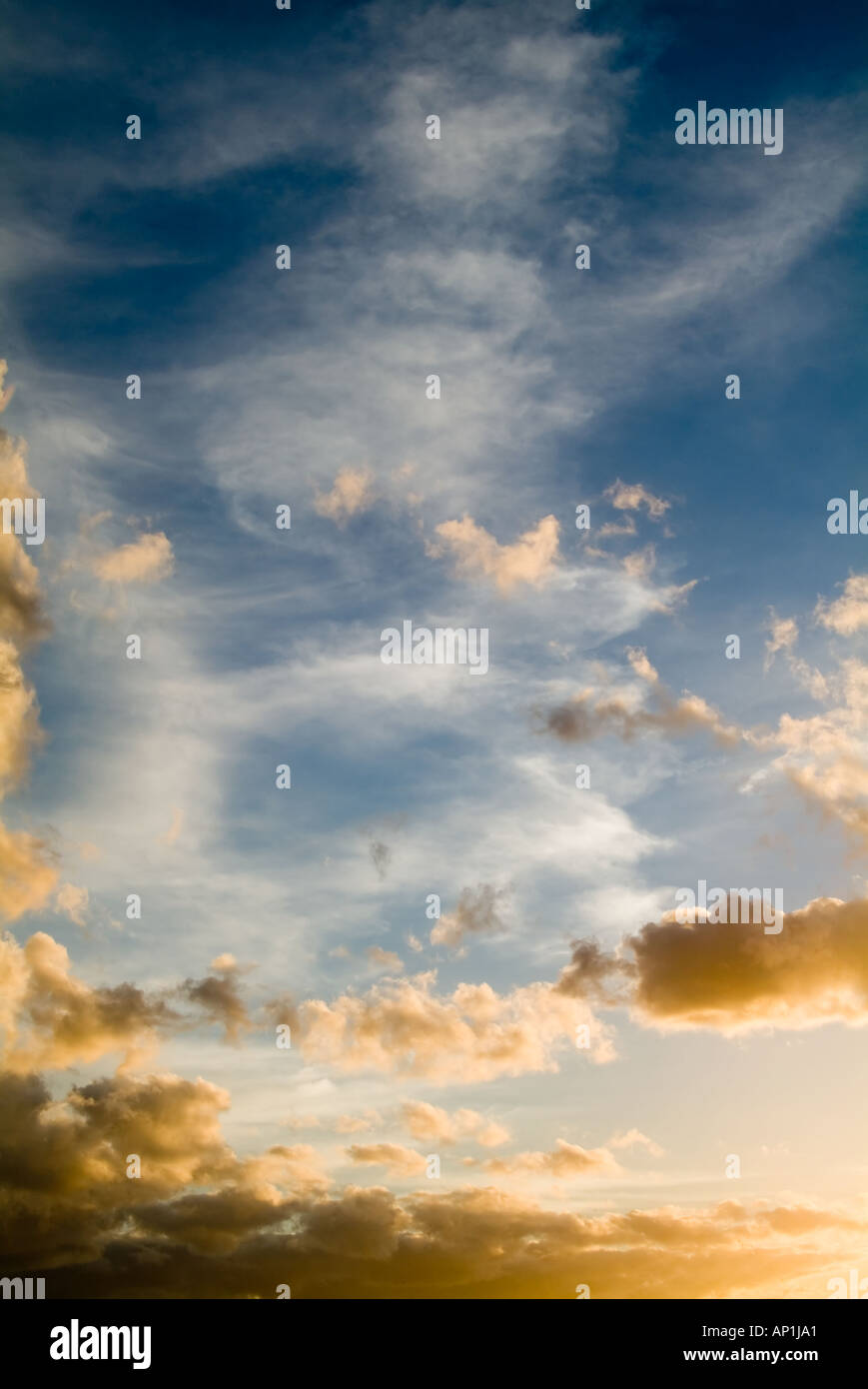 Cloudscape vecchio stile master nuvole Foto Stock