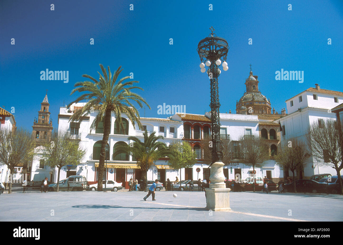 Plaza in Carmona Spagna Foto Stock