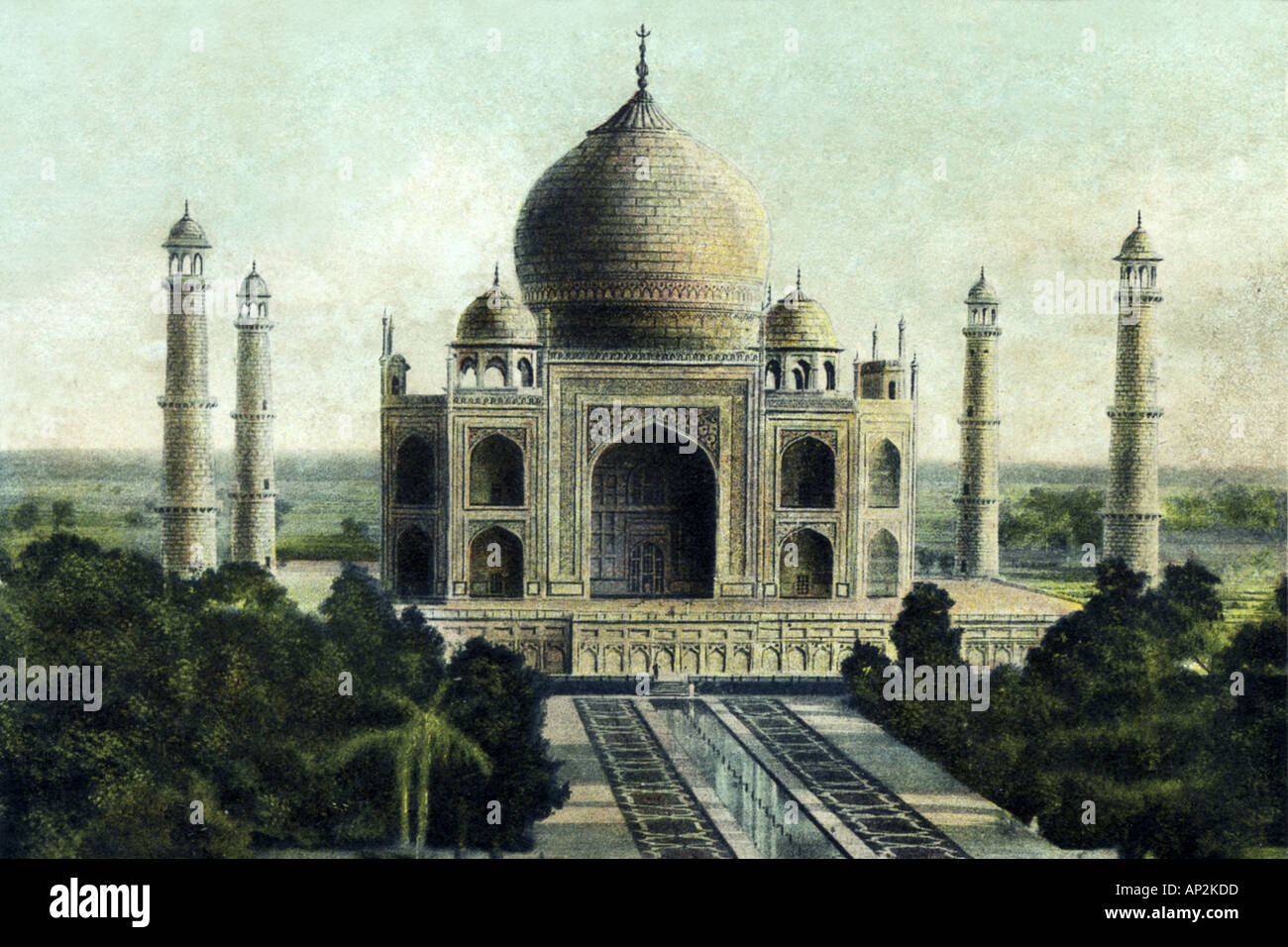 Taj Mahal Agra Uttar Pradesh, India Foto Stock