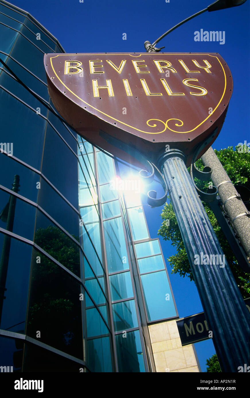 Beverly Hills Schild, L.A., Los Angeles, California, Stati Uniti d'America Foto Stock