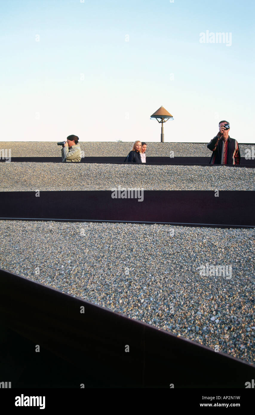 Nel giardino centrale di Getty Center, CALIFORNIA, STATI UNITI D'AMERICA Foto Stock
