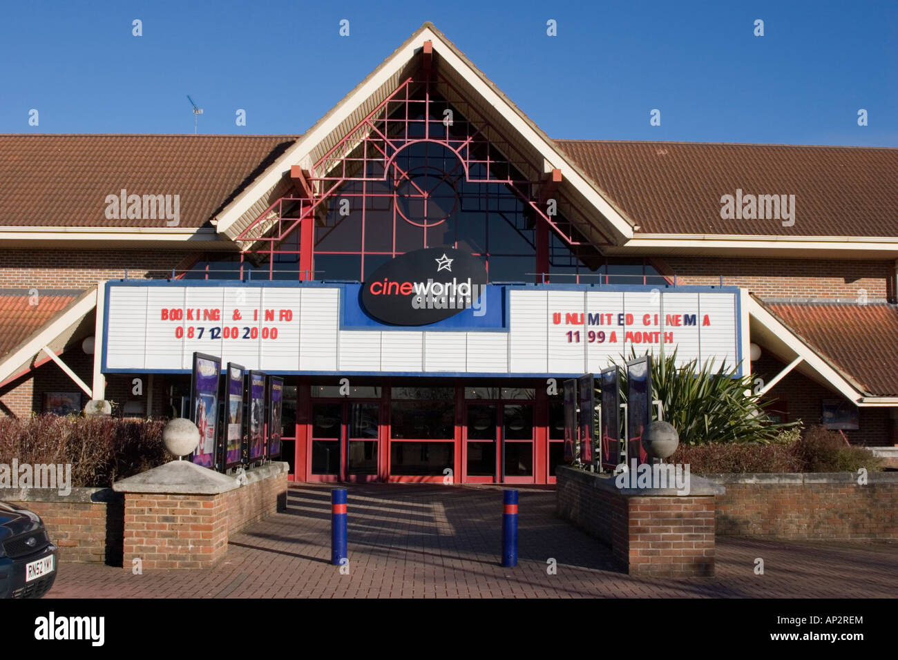 Il Cineworld cinema sul Shaw Ridge retail park in West Swindon Foto Stock