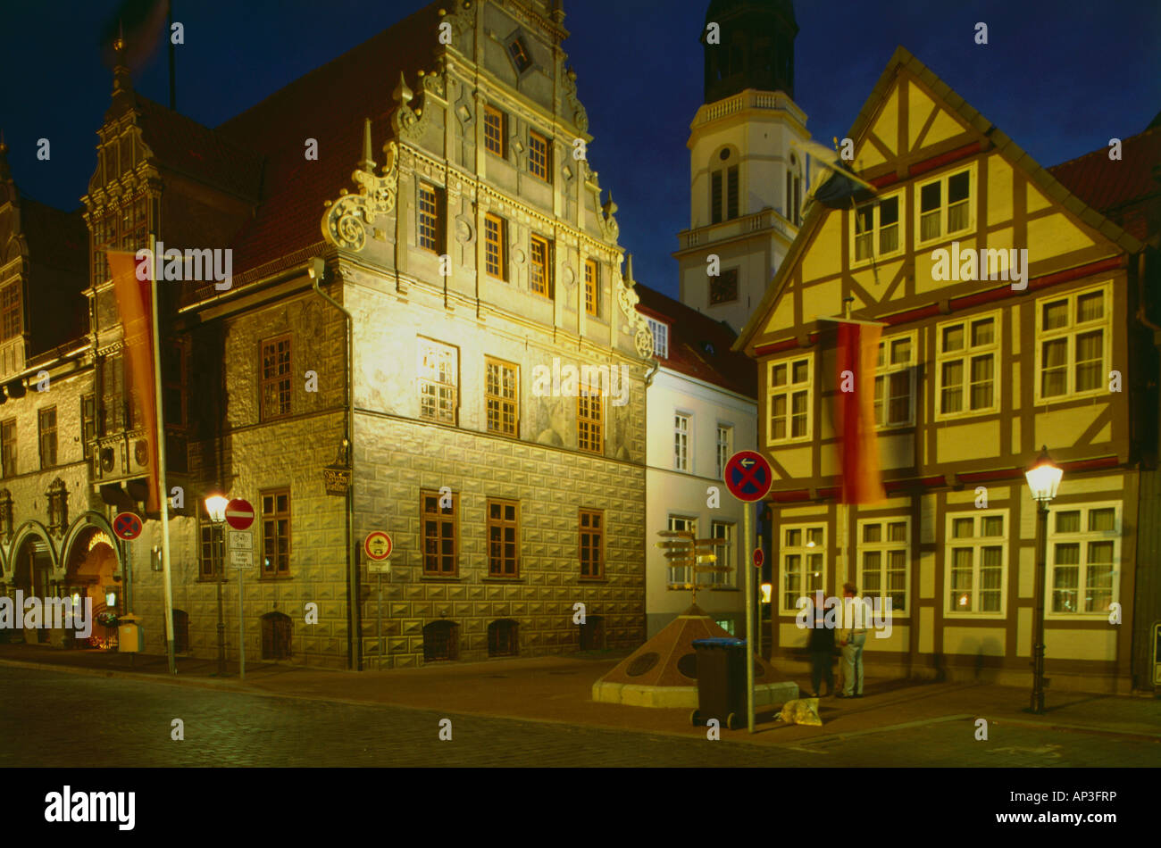 Town Hall, Celle, Bassa Sassonia, Germania Foto Stock