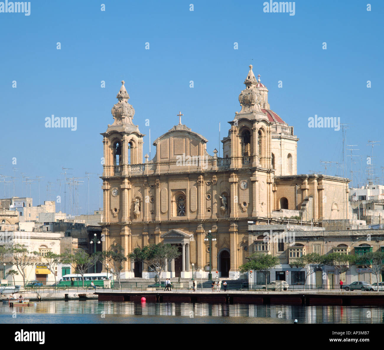 Chiesa di tutta Msida Creek, msida, Malta Foto Stock