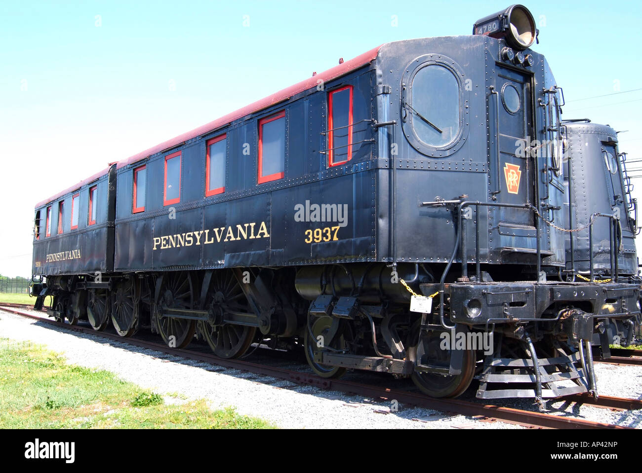 Storico Locomotiva Elettrica Pennsylvania Railroad 3936 e 3937 Juniata DD-1 a Railroad Museum of Pennsylvania Strasburgo USA Foto Stock