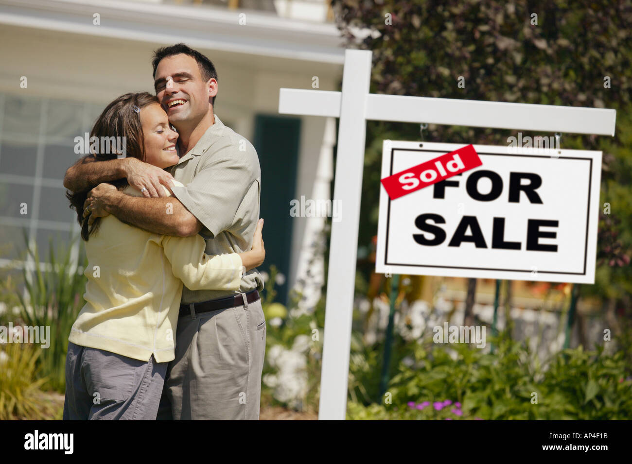 Acquisto di una casa nuova Foto Stock