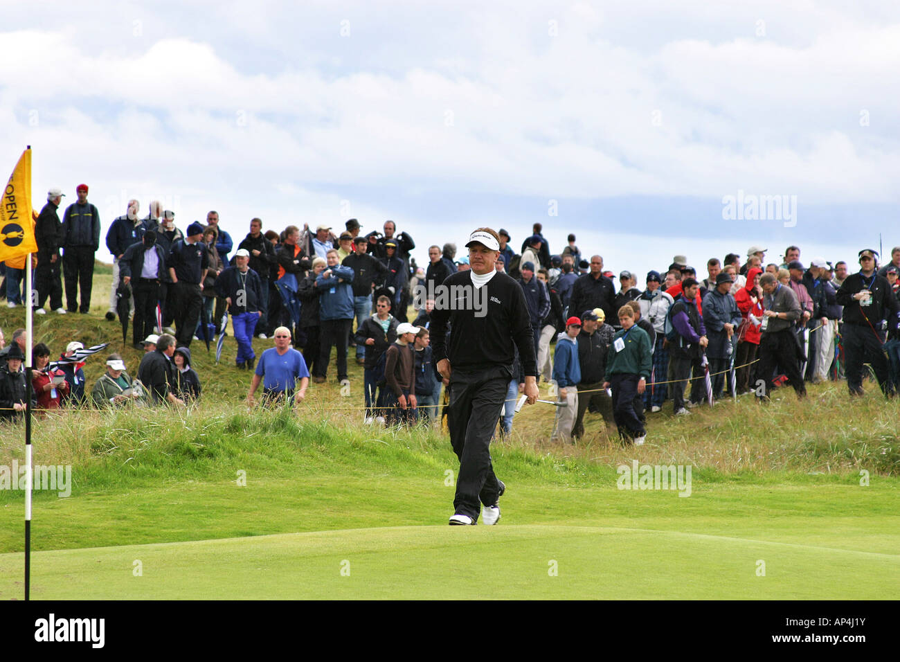 Ian Broadhurst inglese professional golfer al 2007 British Open di golf Carnousite Scozia Scotland Foto Stock