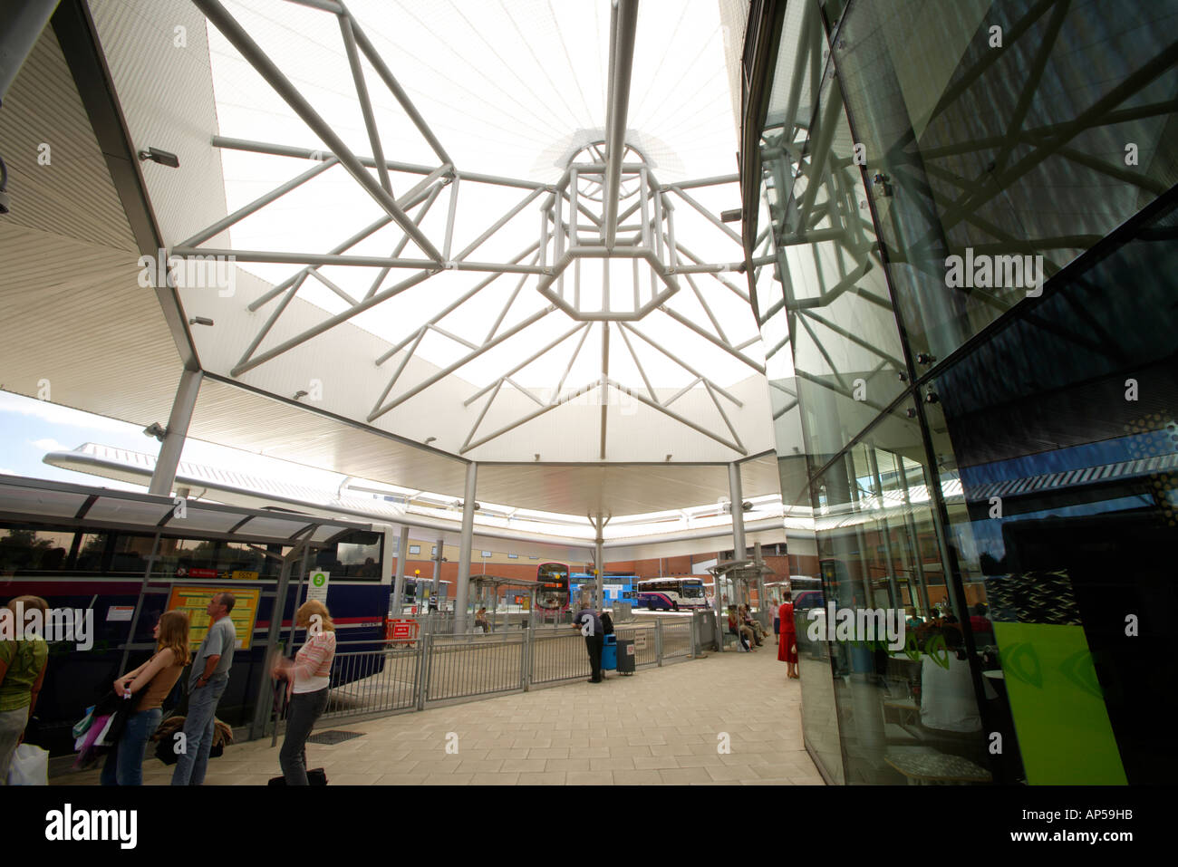 Norwich Stazione Bus NORFOLK REGNO UNITO Foto Stock