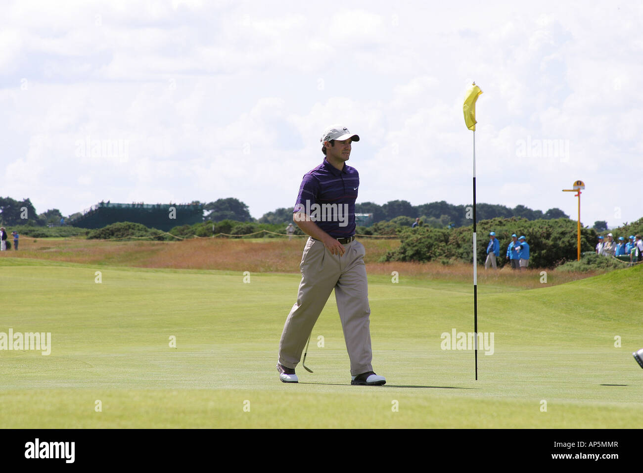 Trevor Immelman, South African professional golfer, al 2007 British Open di Golf, Carnoustie Scozia Scotland Foto Stock