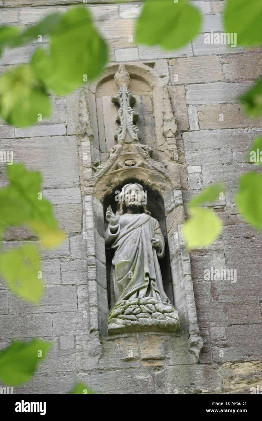 Parte della chiesa in Highworth Wiltshire Foto Stock