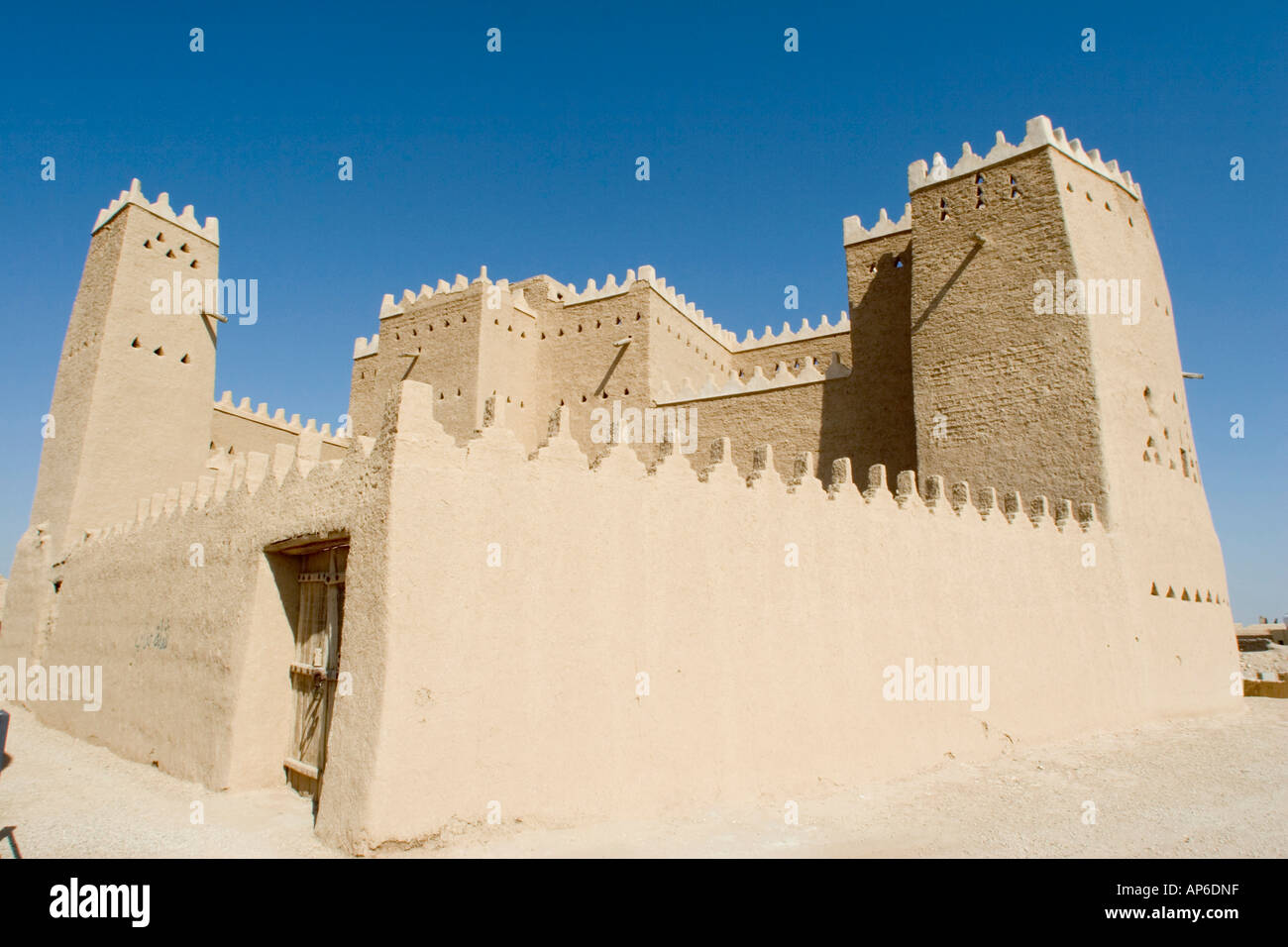 Saad Bin Saud Palace città abbandonate della vecchia Diriyah, Riyadh, Regno di Arabia Saudita Foto Stock