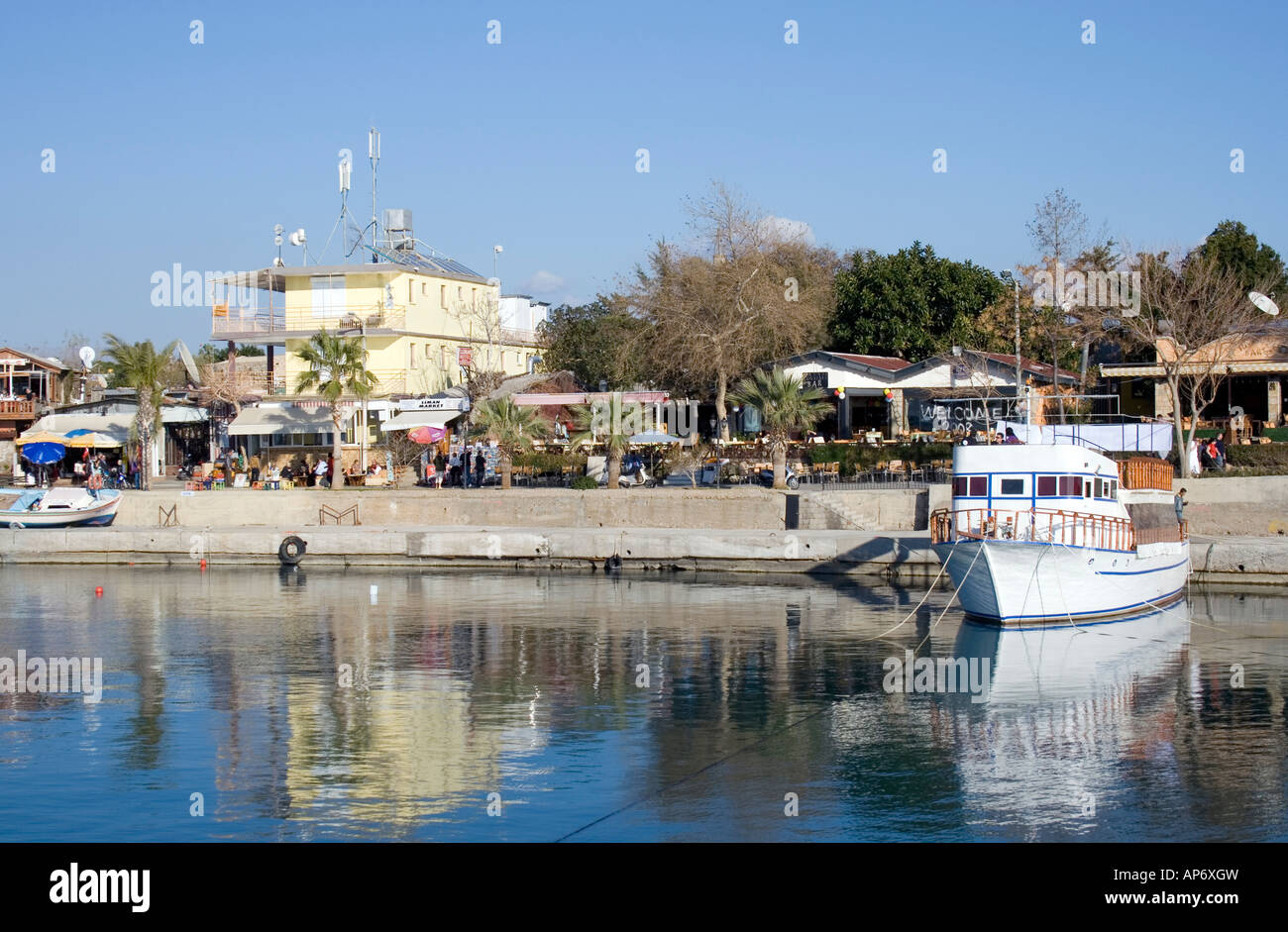 Il porto di lato Foto Stock