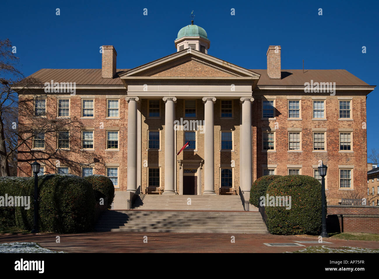 Edificio a sud dell'università di North Carolina a Chapel Hill UNC Foto Stock