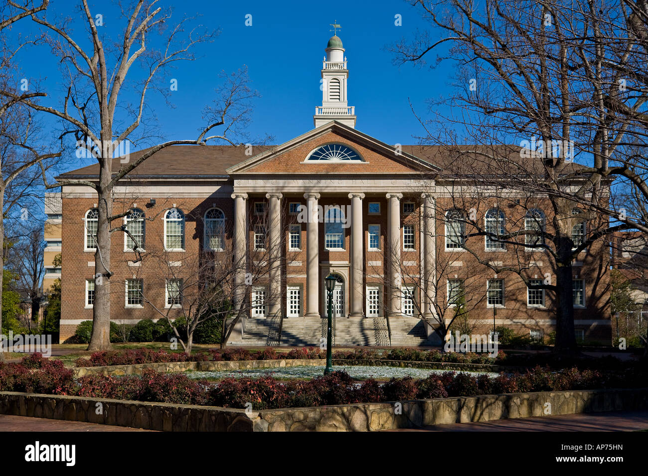 Manning Hall della University of North Carolina a Chapel Hill UNC Foto Stock