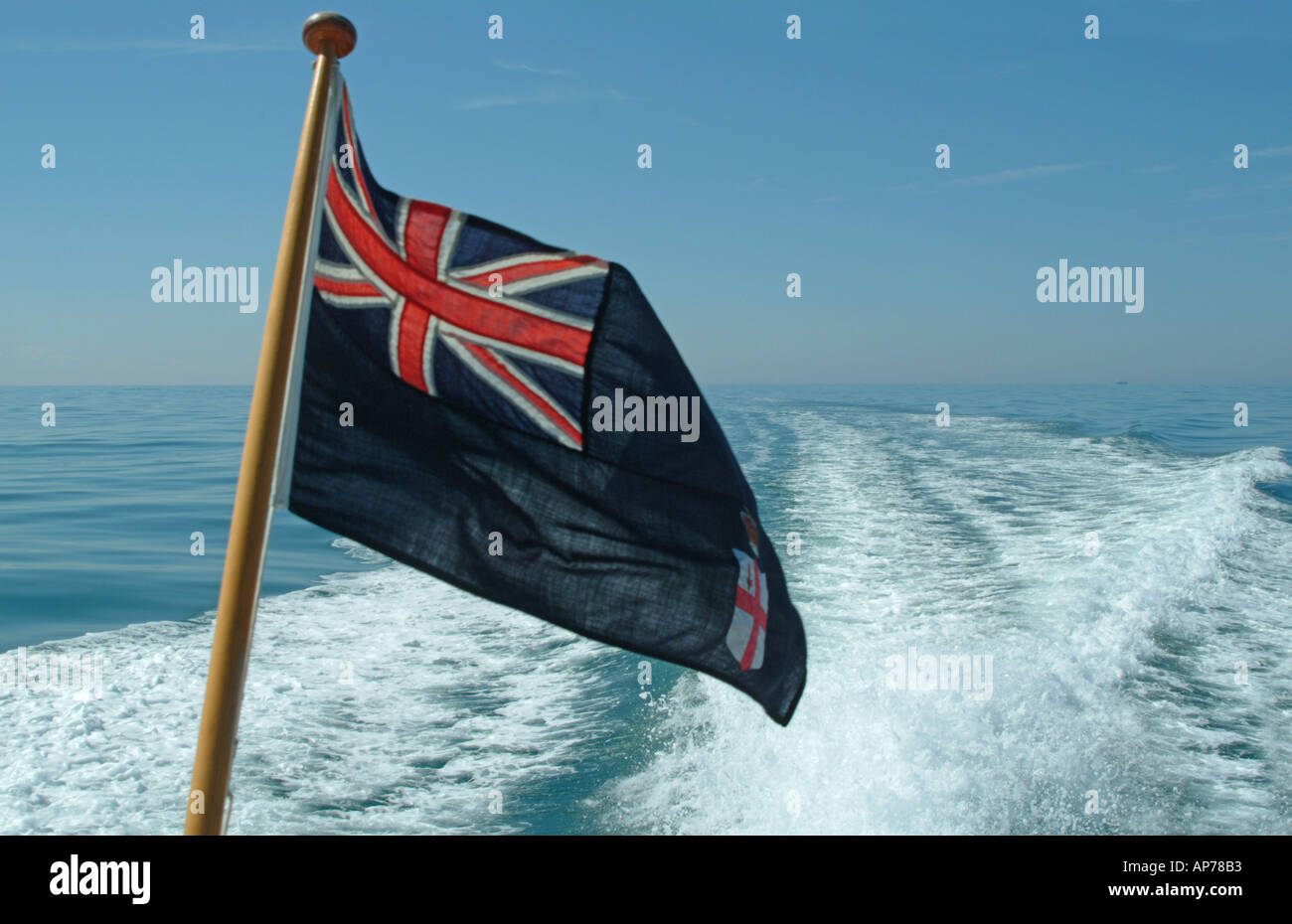 Bandiera del Royal London Yacht Club Foto Stock