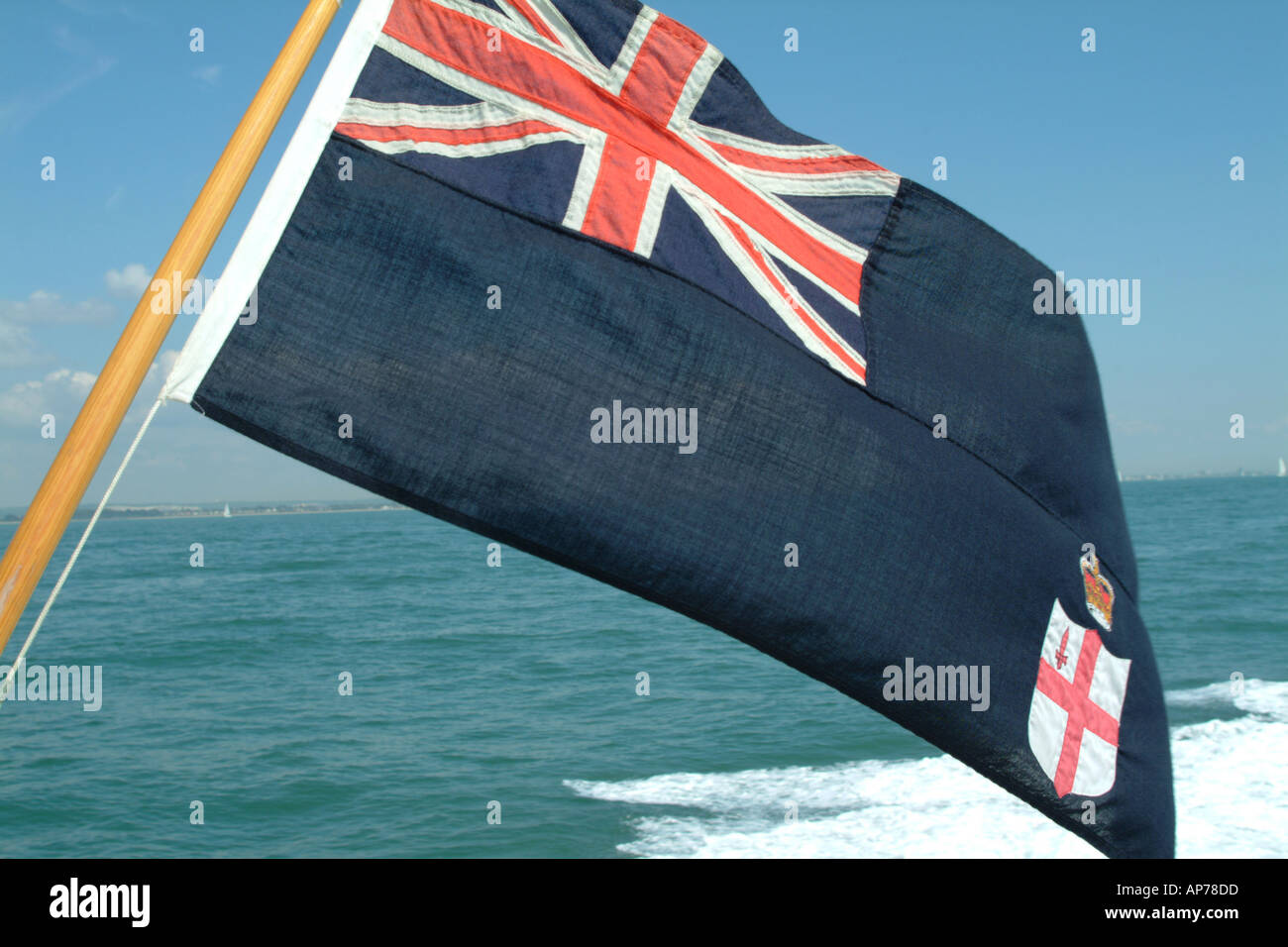 Bandiera del Royal London Yacht Club Foto Stock