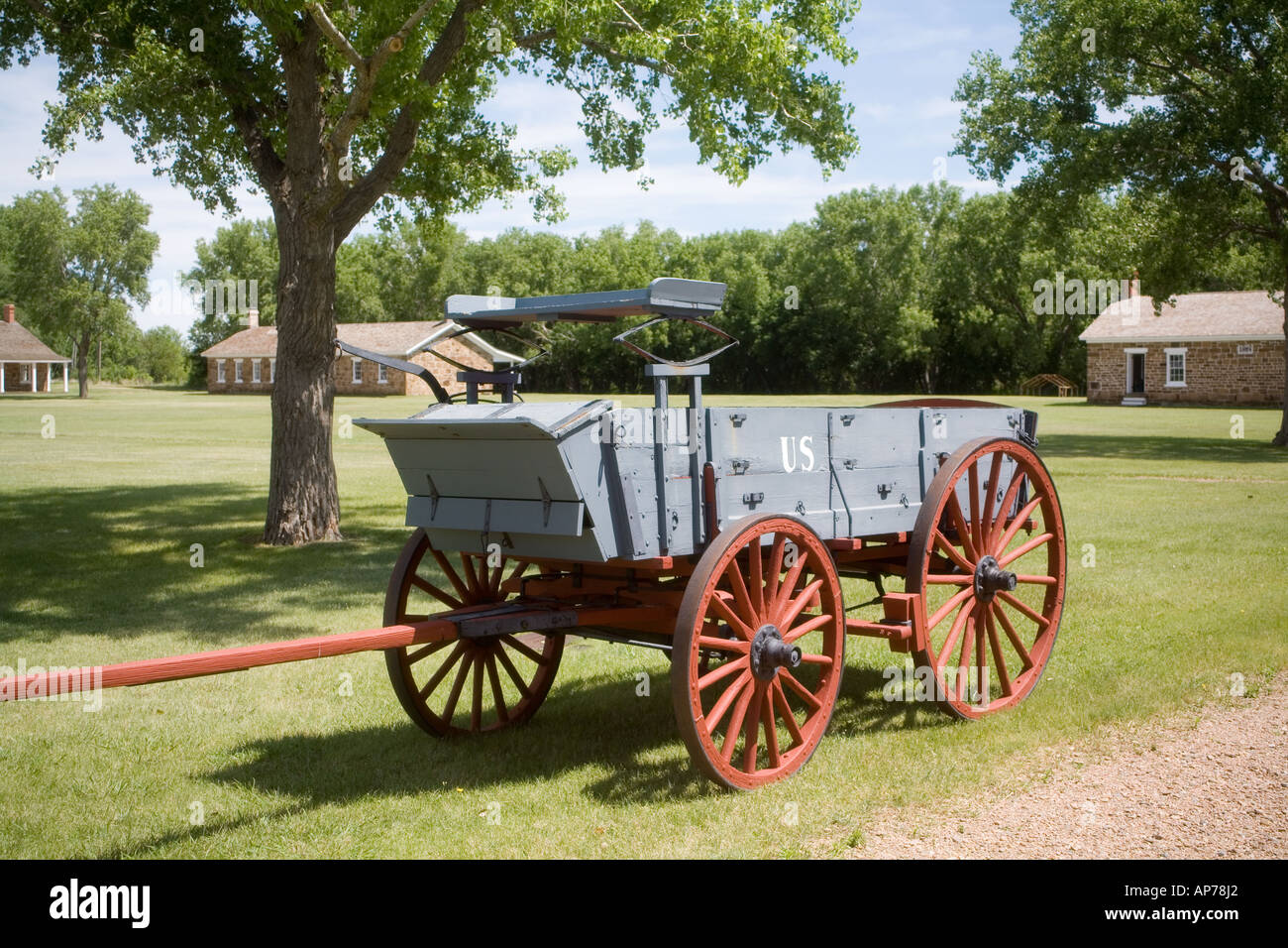 US Army carro Fort LArned Kansas Foto Stock