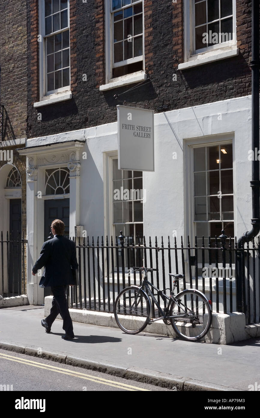 Frith Street Gallery Soho London Inghilterra England Foto Stock