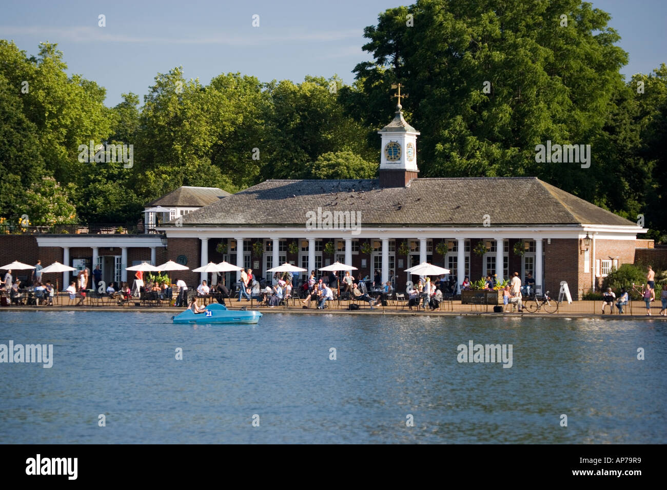 Serpentina Cafe Hyde Park Londra Foto Stock