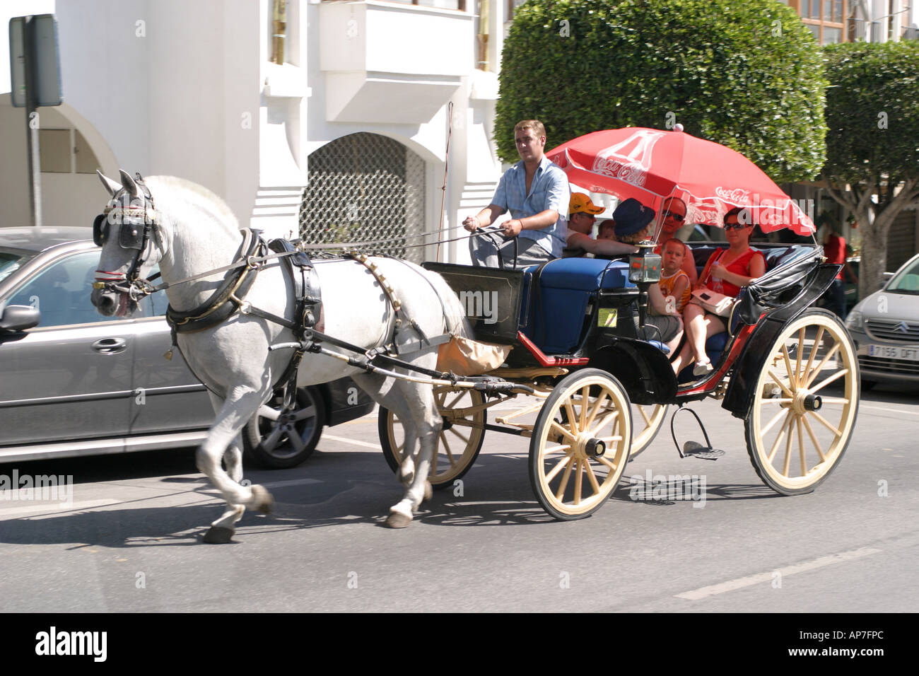Mijas Spagna Estate 2006 Foto Stock