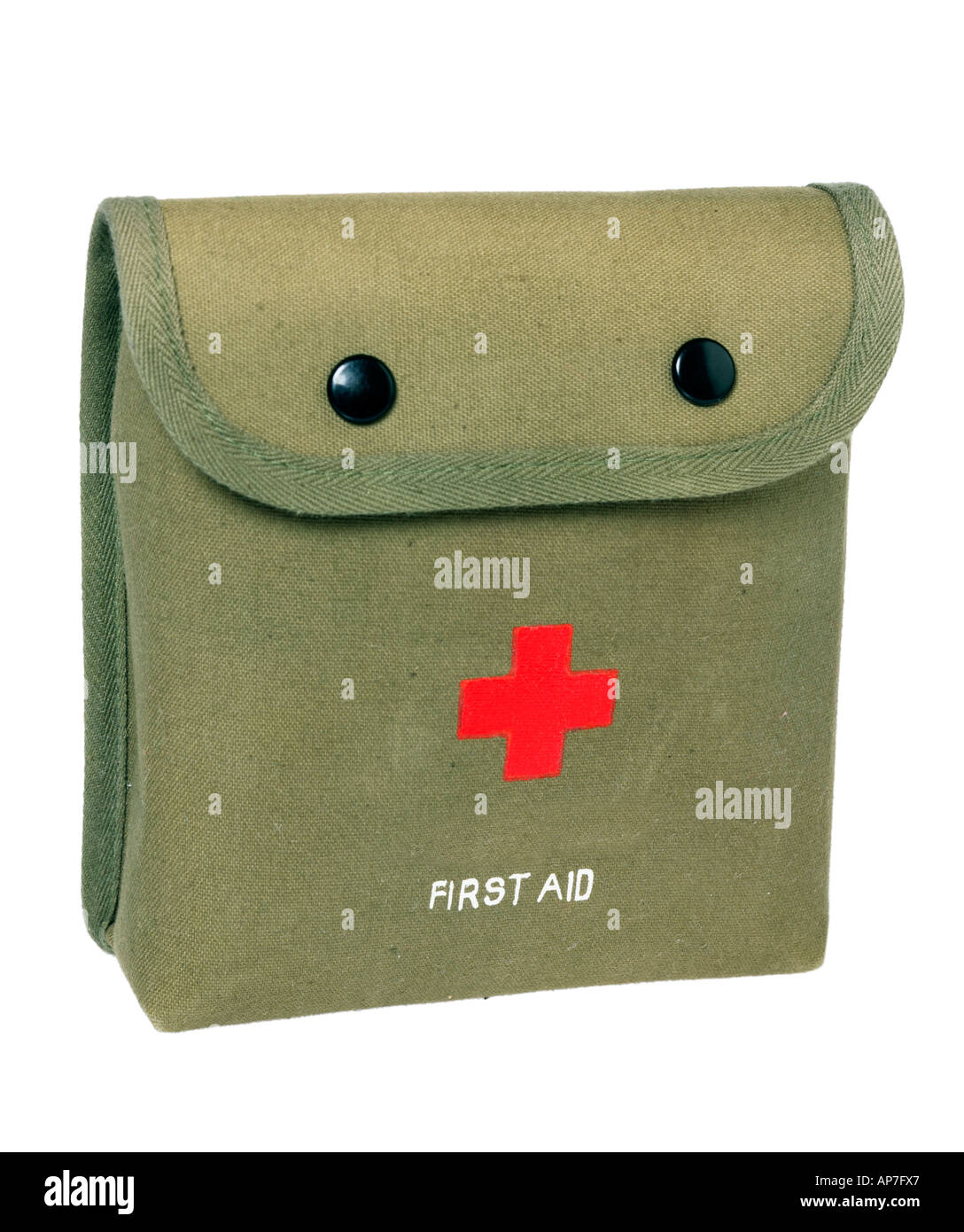 Kit di pronto soccorso militare e laccio emostatico su sfondo bianco Foto  stock - Alamy