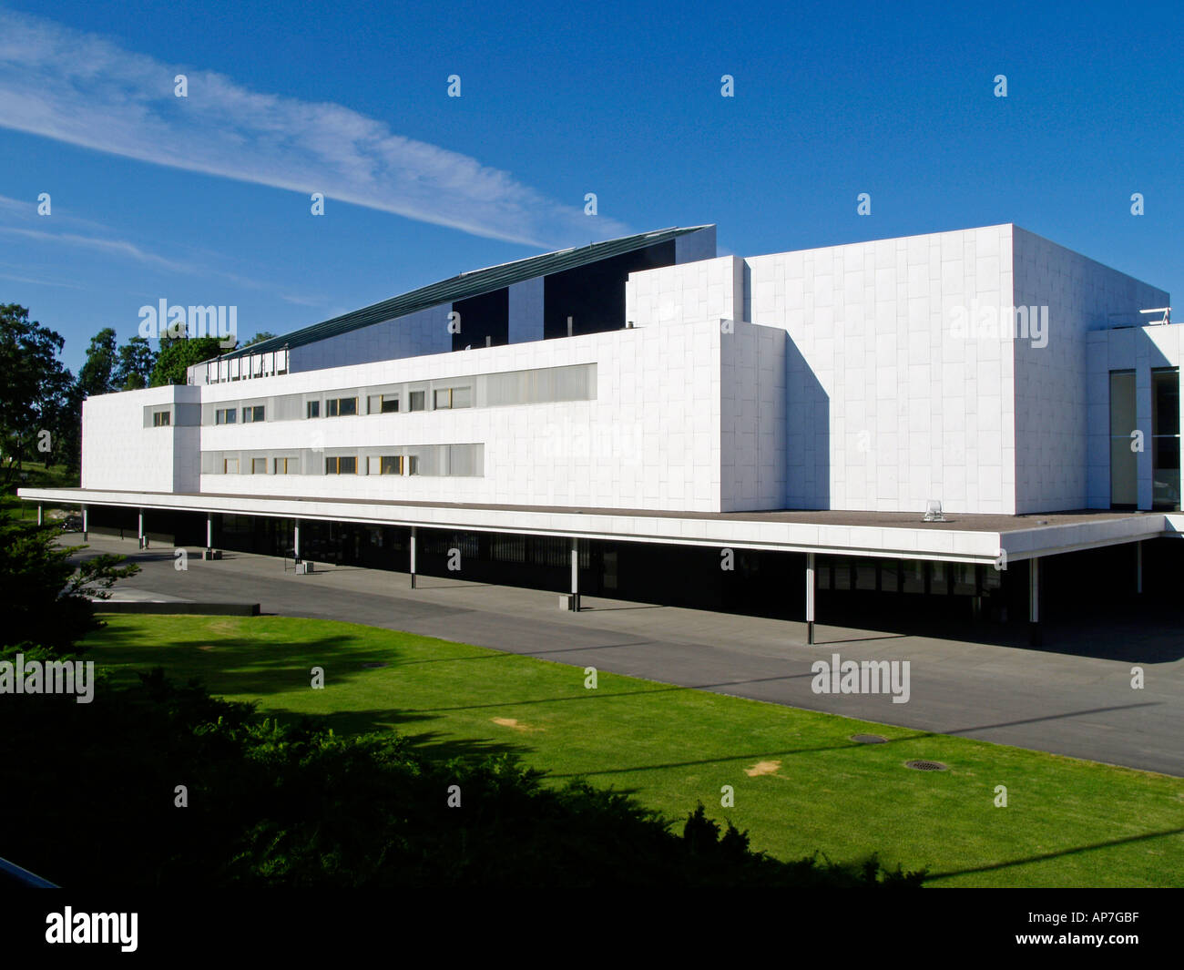 Helsinki, Finlandia hall da Alvar Aalto Foto Stock