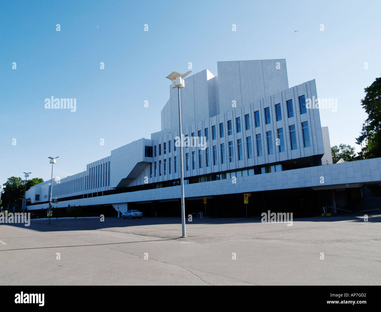 Helsinki, Finlandia hall da Alvar Aalto Foto Stock