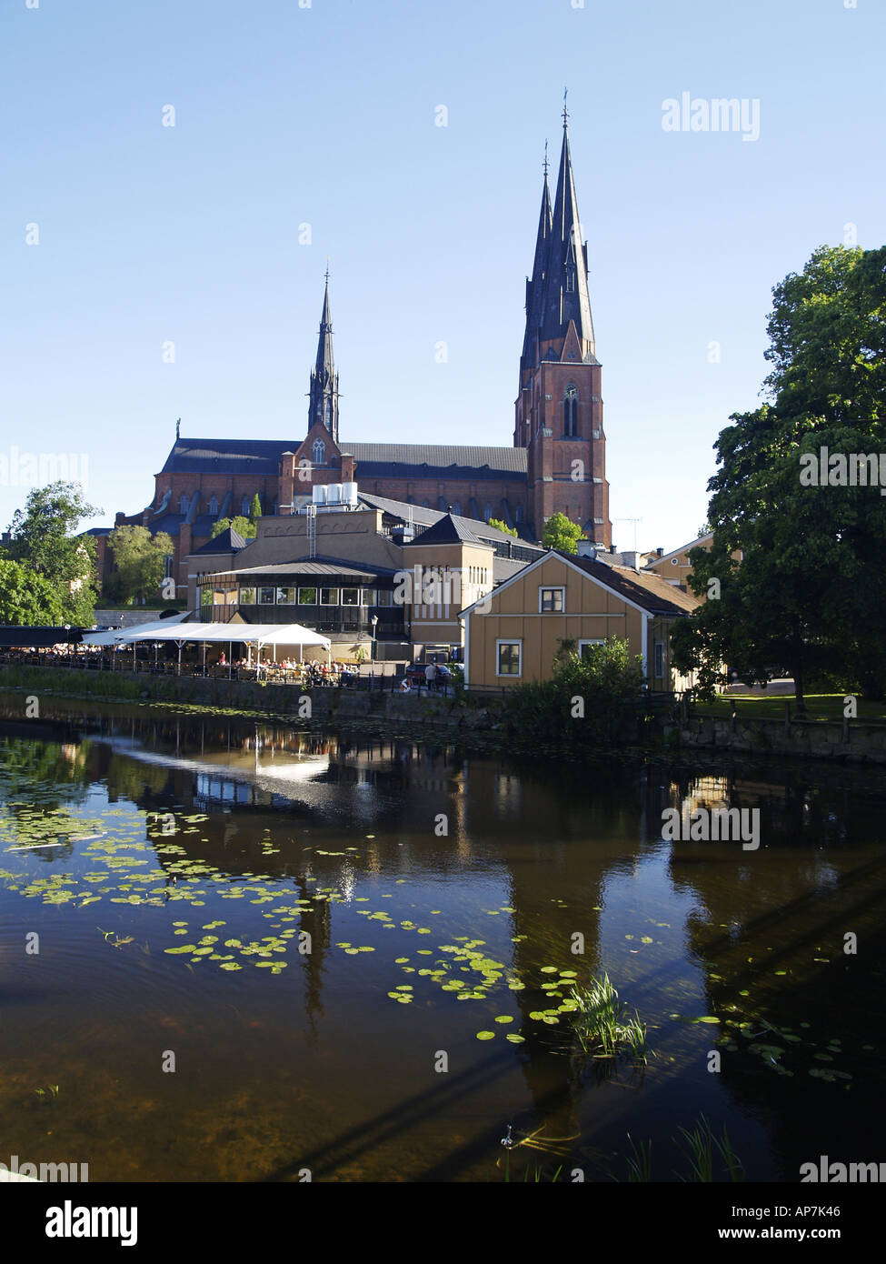 Uppsala, Domkyrkan, Cattedrale Foto Stock