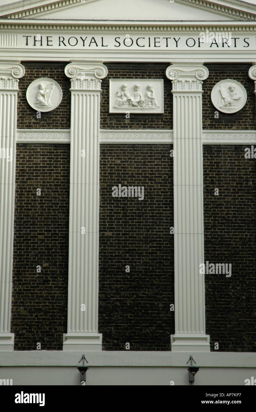 Royal Society of Arts edificio RSA in John Adam Street London Inghilterra England Foto Stock