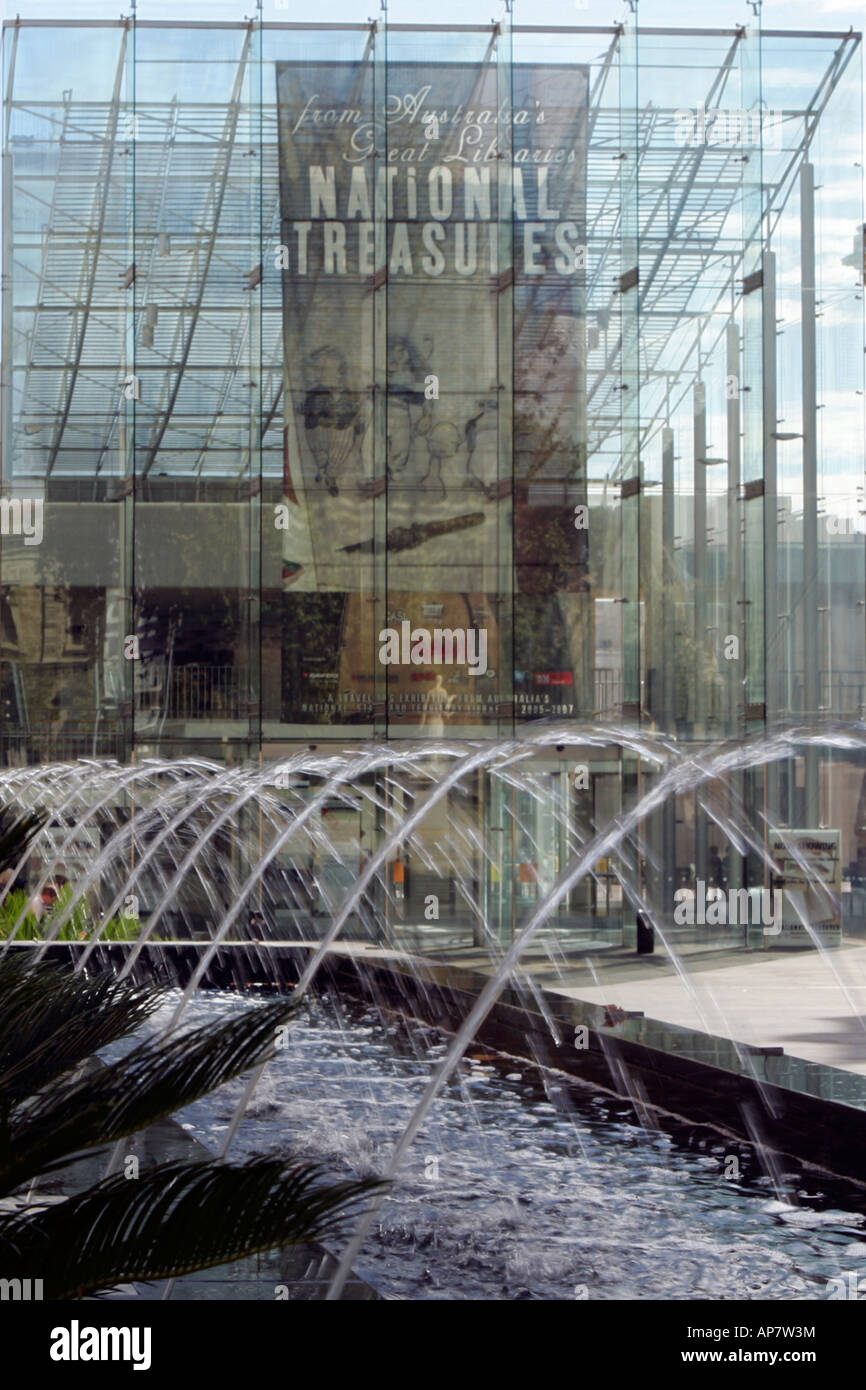 Biblioteca di Stato, a nord di Adelaide Terrace, South Australia, Australia Foto Stock