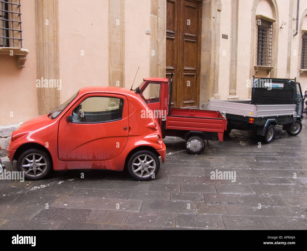 Auto piccole in Siena Foto Stock