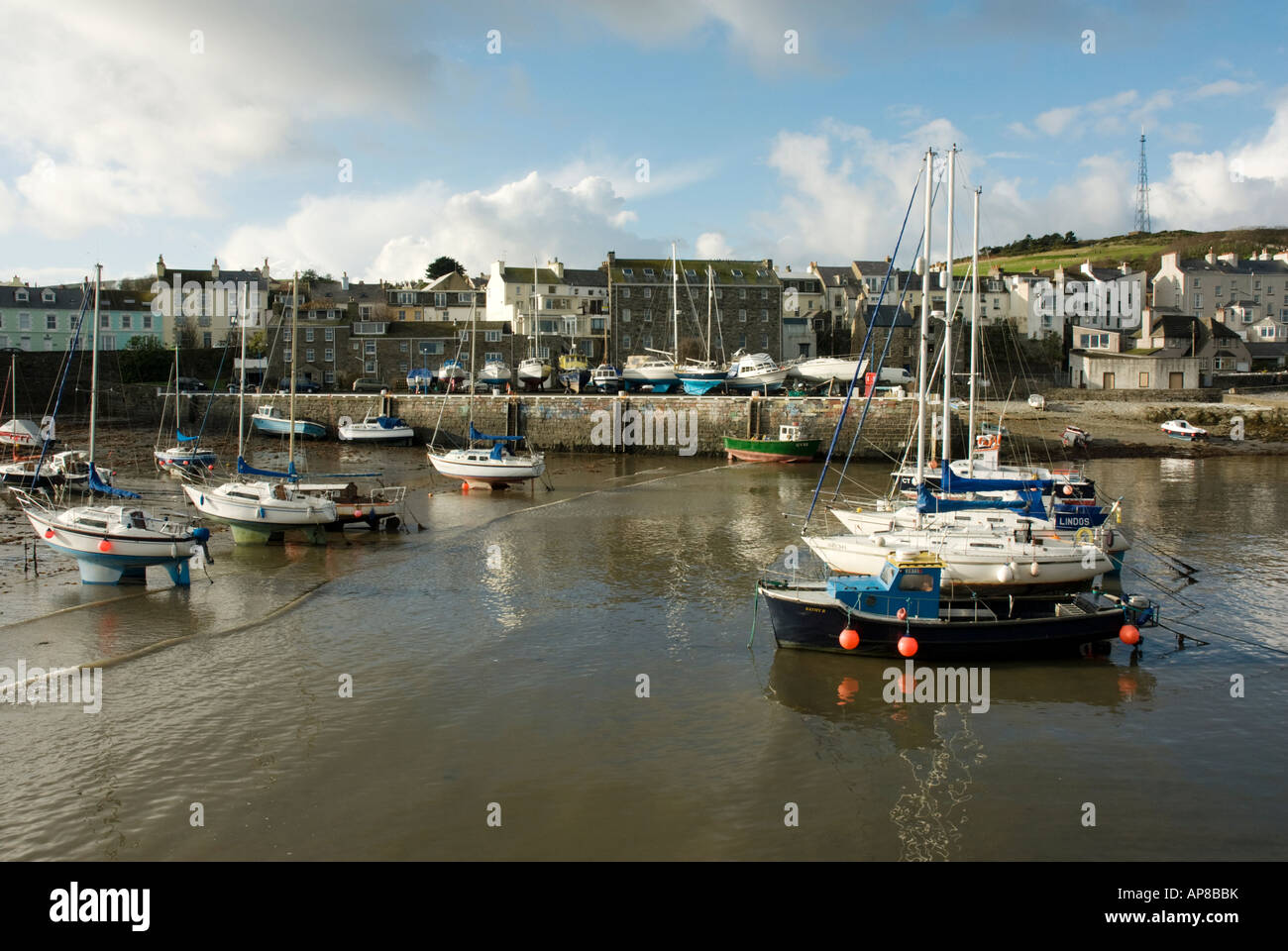 Porto e Port St Mary, Isola di Man Foto Stock